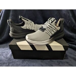 Adidas Lite Racer Adapt 7.0 Wide Men's Slip On Sneakers Size 9 Grey Black White